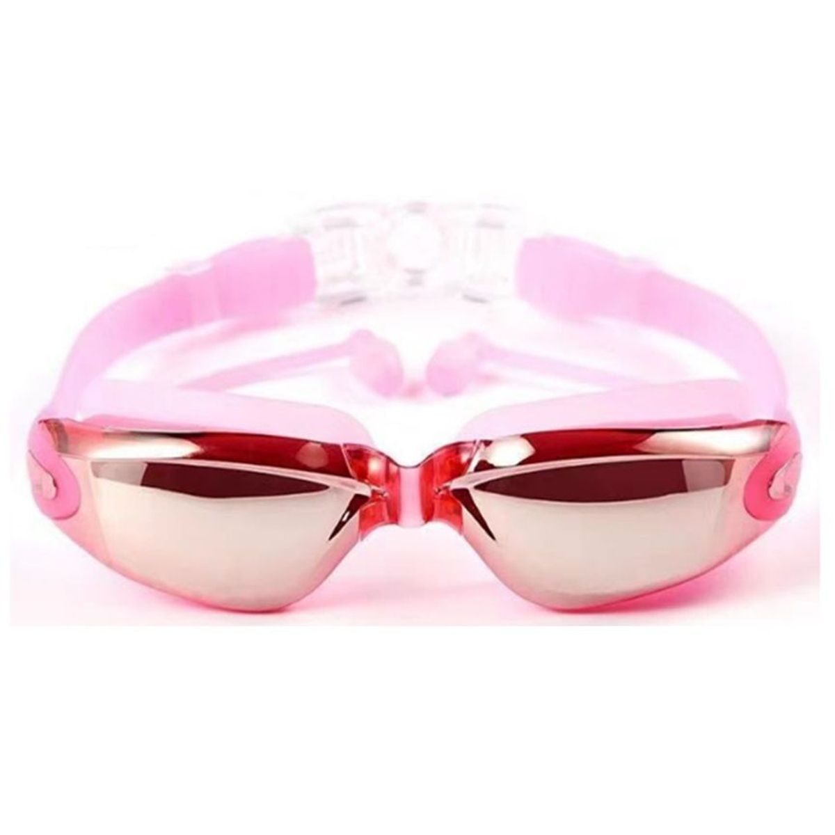 FEIKE - Lentes de Natación Rosados con protección UV
