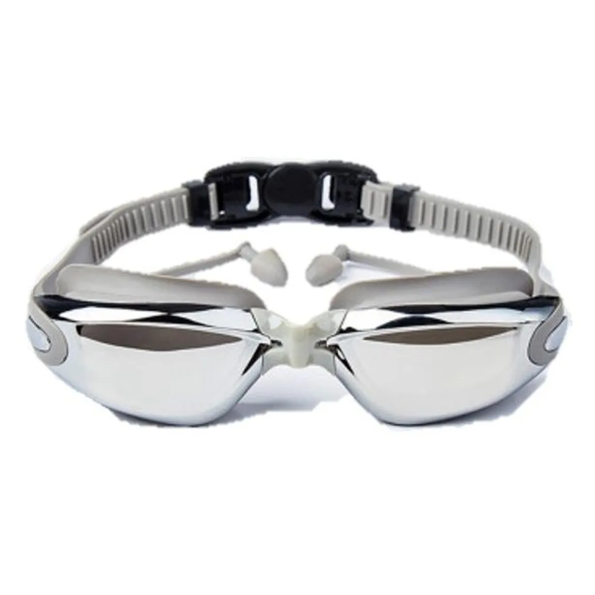 FEIKE - Lentes de Natación Grises con protección UV