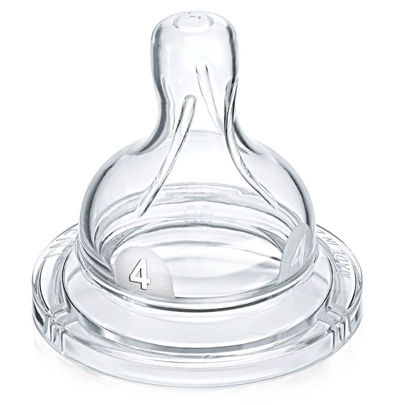 PHILIPS AVENT - Tetina Flujo Rápido Transparente Avent