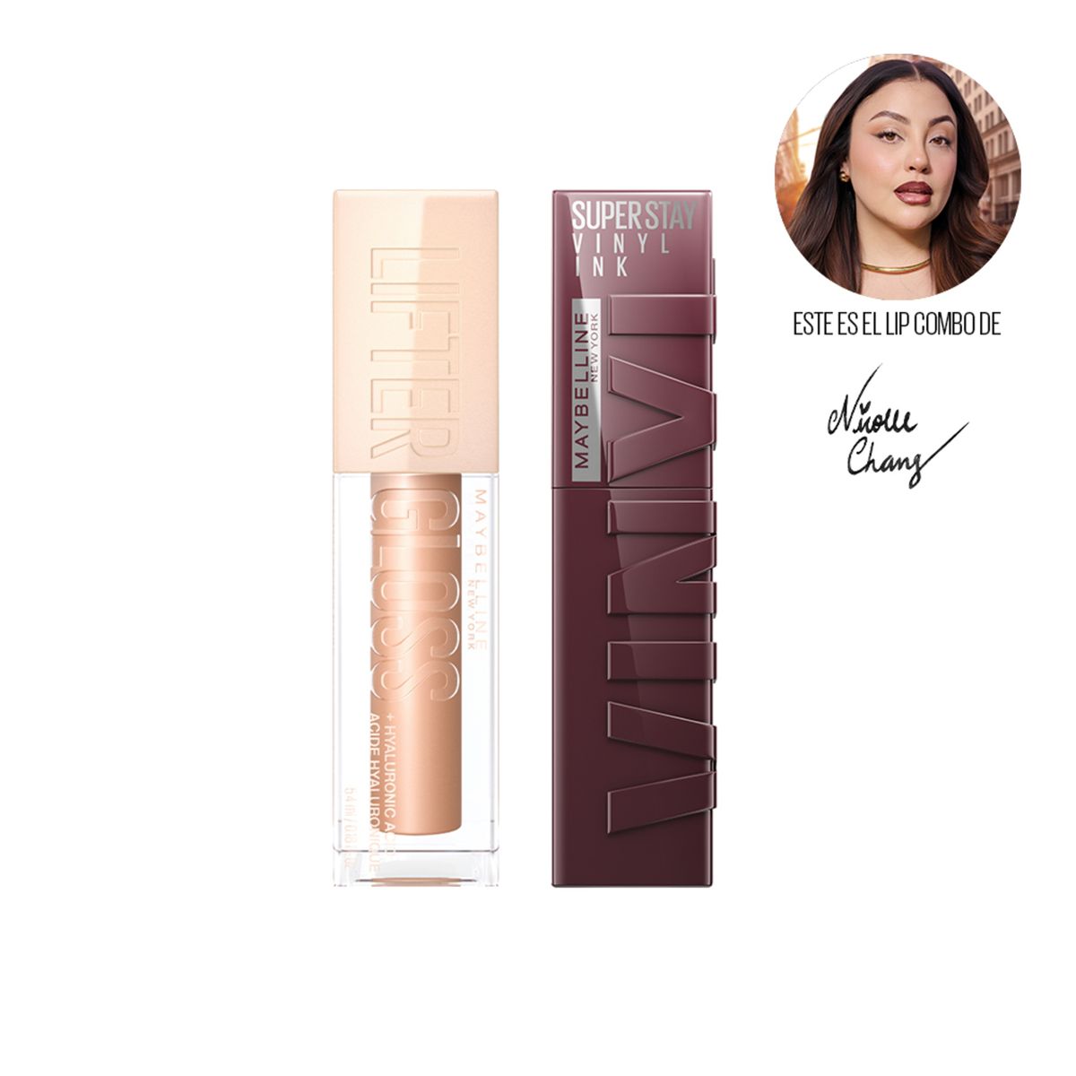 MAYBELLINE - Lip Combo Nicolle Chang
