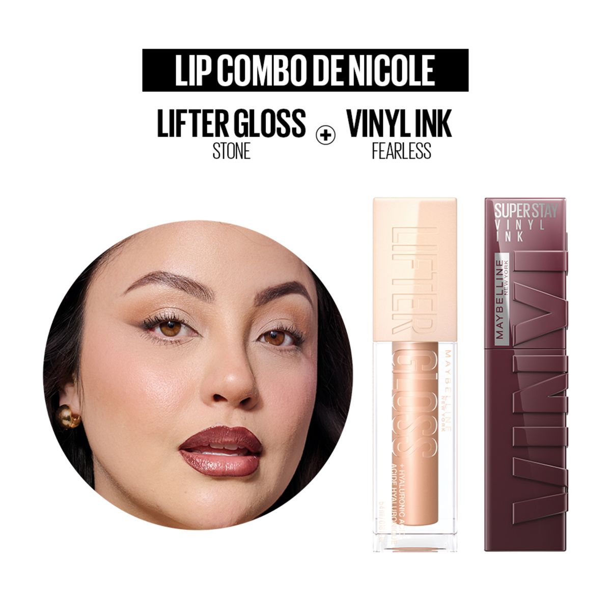MAYBELLINE - Lip Combo Nicolle Chang