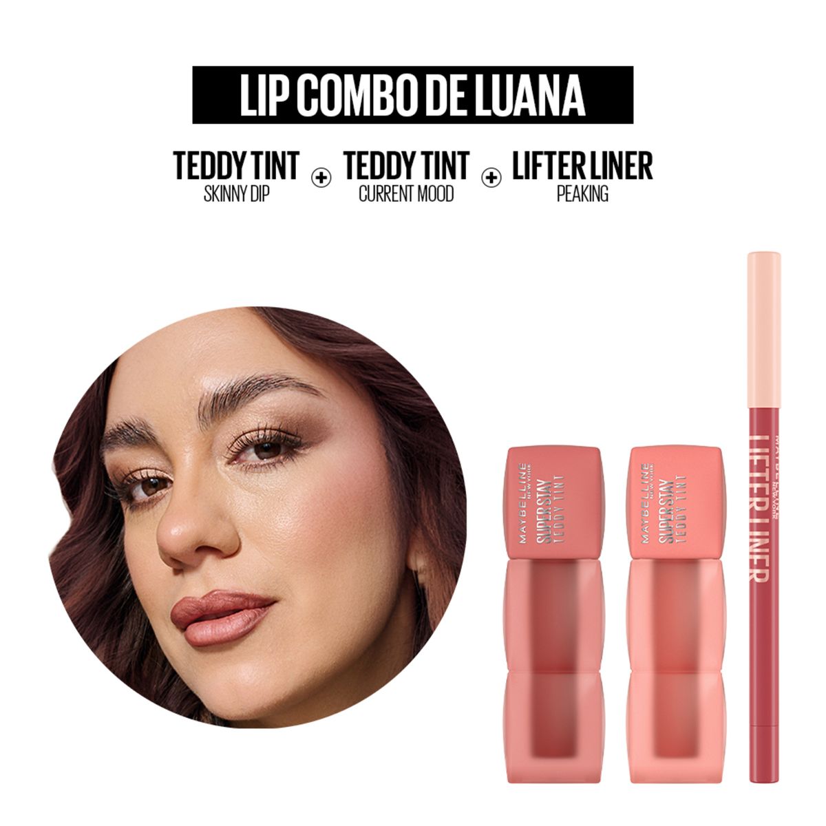 MAYBELLINE - Lip Combo Luana Barrón