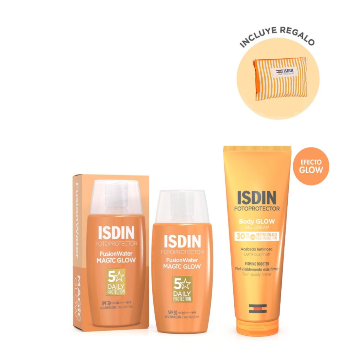 ISDIN - Pack Fotoprotector Fusion Water Magic + Fotoprotector Body Glow