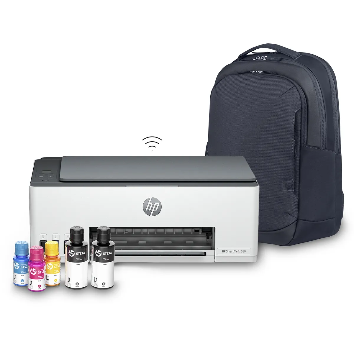 HP - Impresora HP Smart Tank 580 + Mochila HP