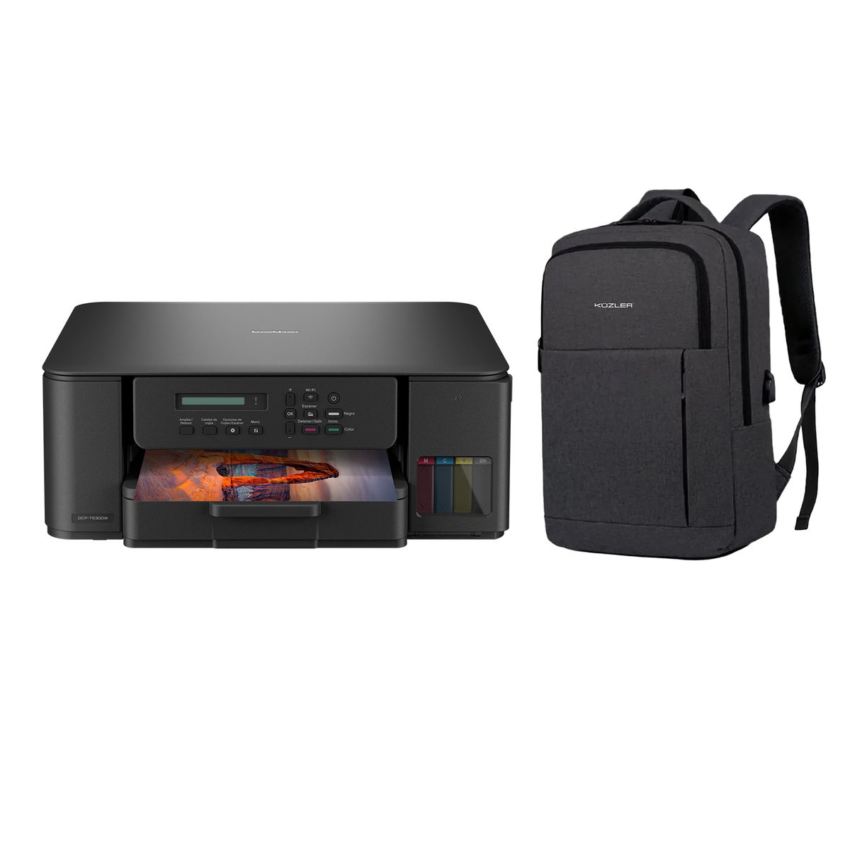 BROTHER - Impresora Brother DCPT530DW + Mochila Kuzler