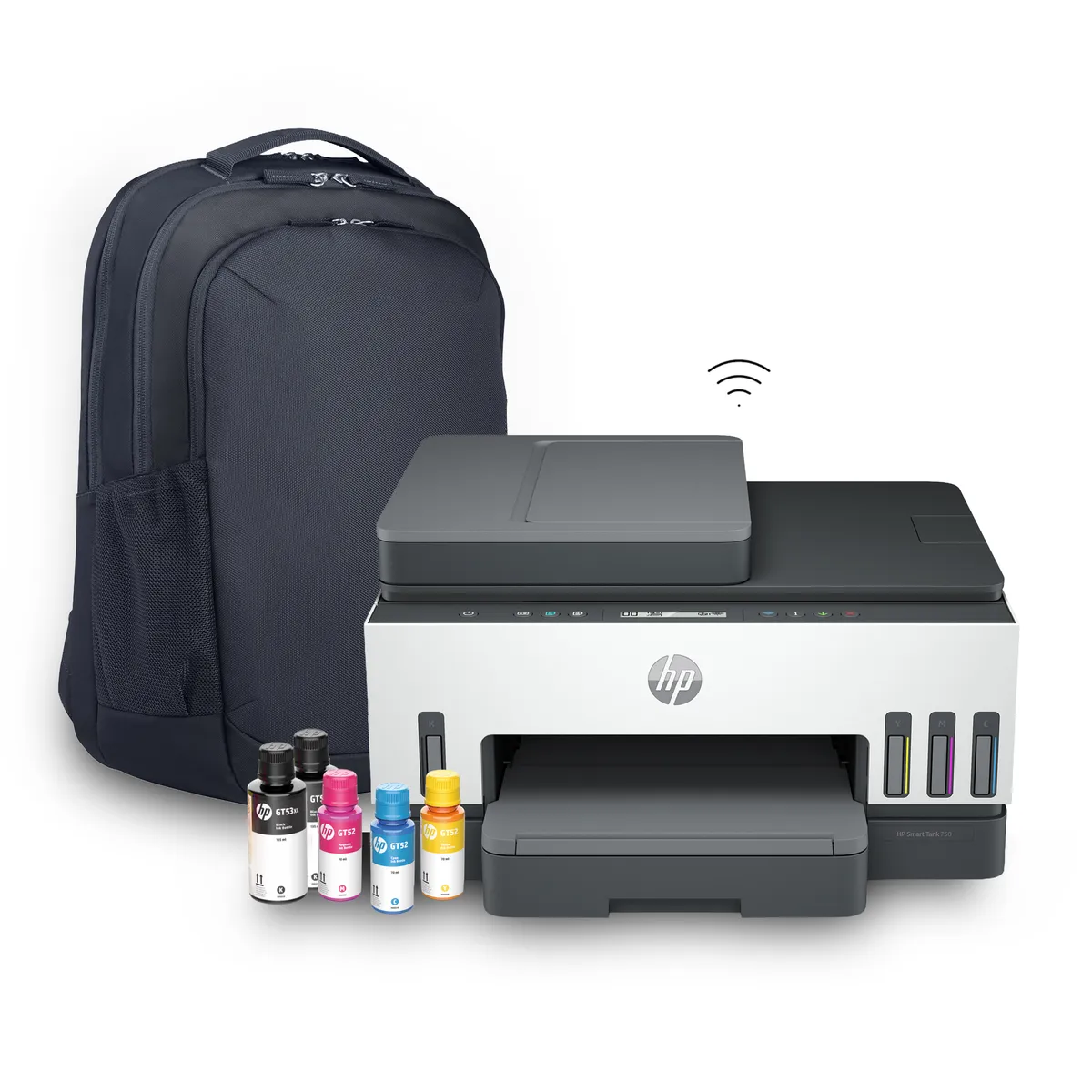 HP - Impresora HP Smart Tank 750 + Mochila HP
