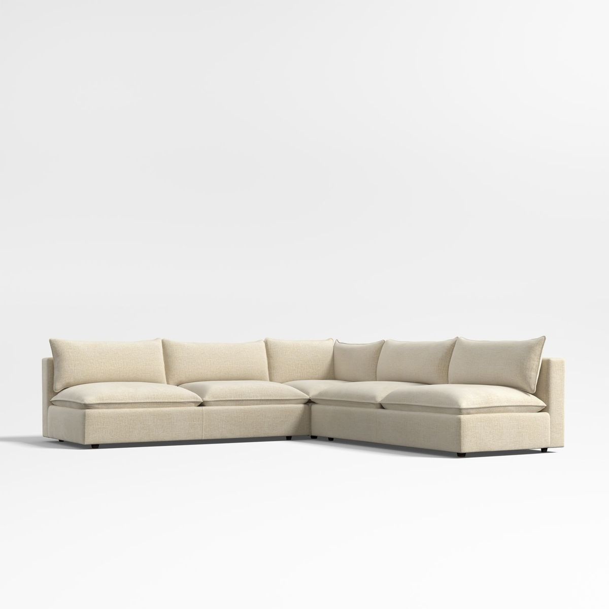 CRATE & BARREL - Seccional modular Lotus 5 cuerpos