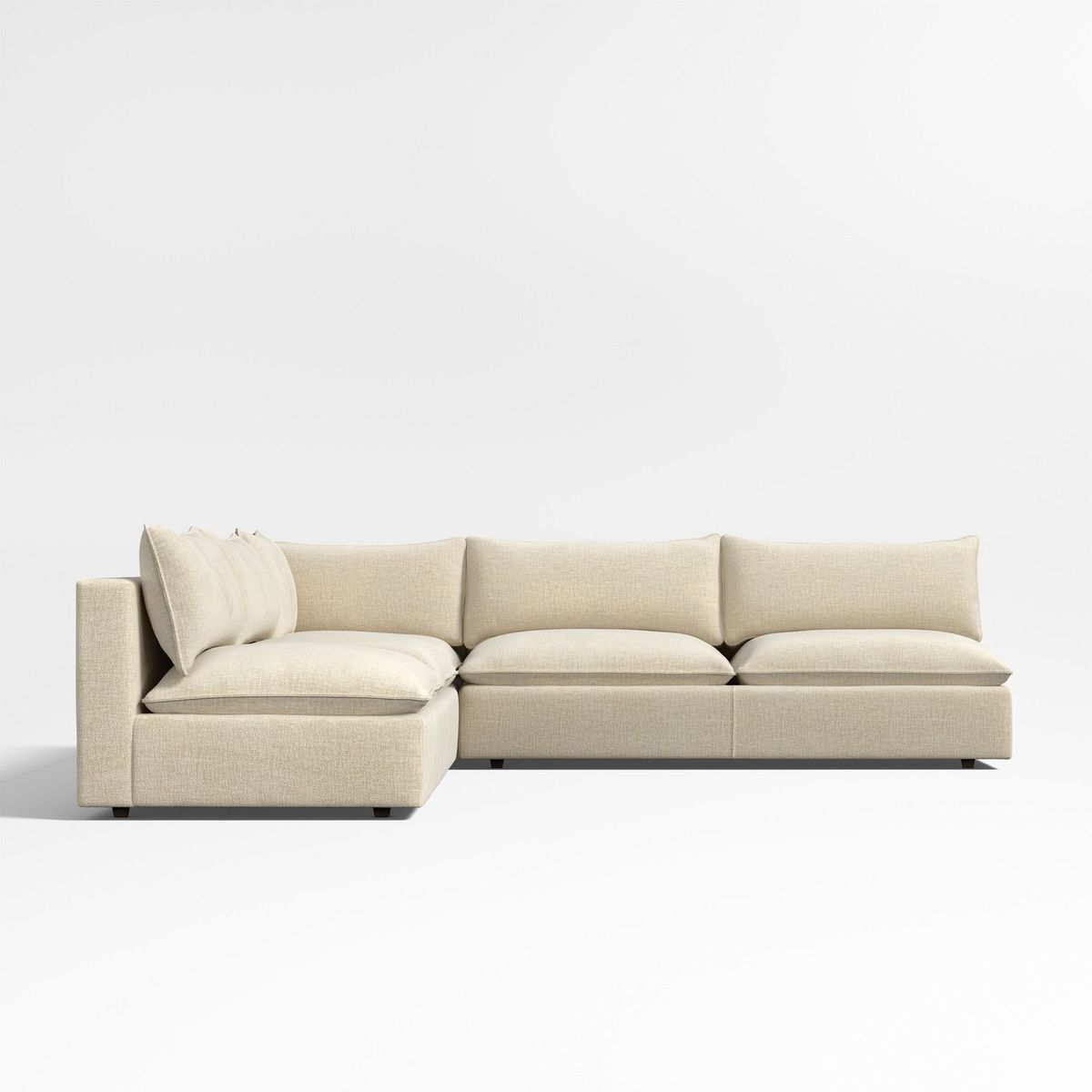 CRATE & BARREL - Seccional modular Lotus 5 cuerpos