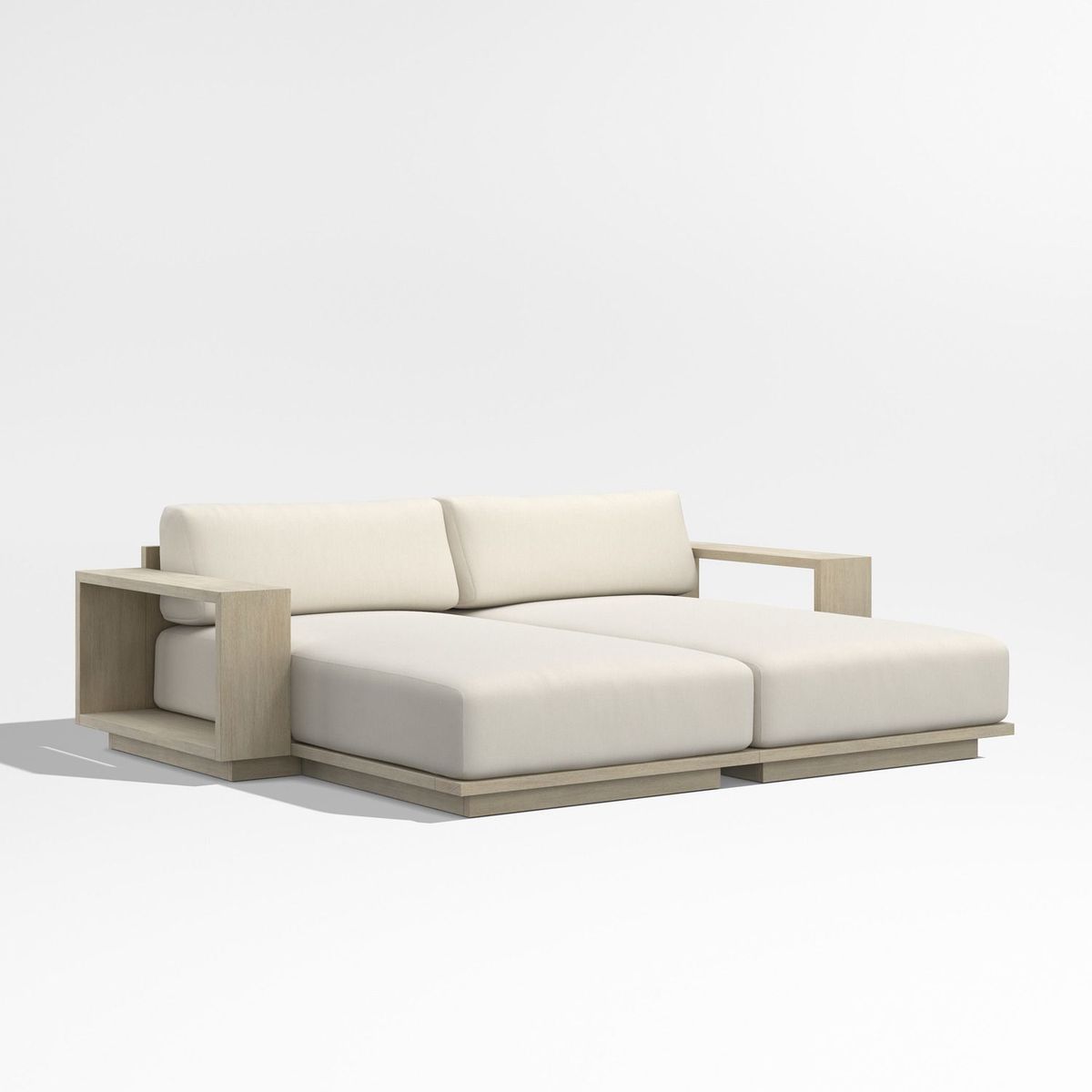 CRATE & BARREL - Chaise Lounge Doble Mallorca Para Terraza