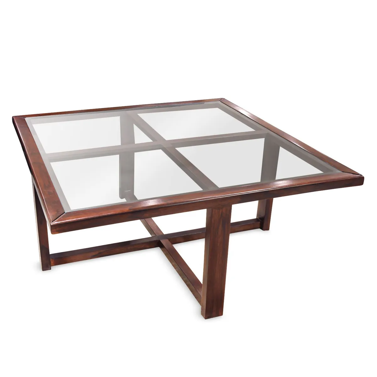 MICA - Mesa de Centro Teka Rústica