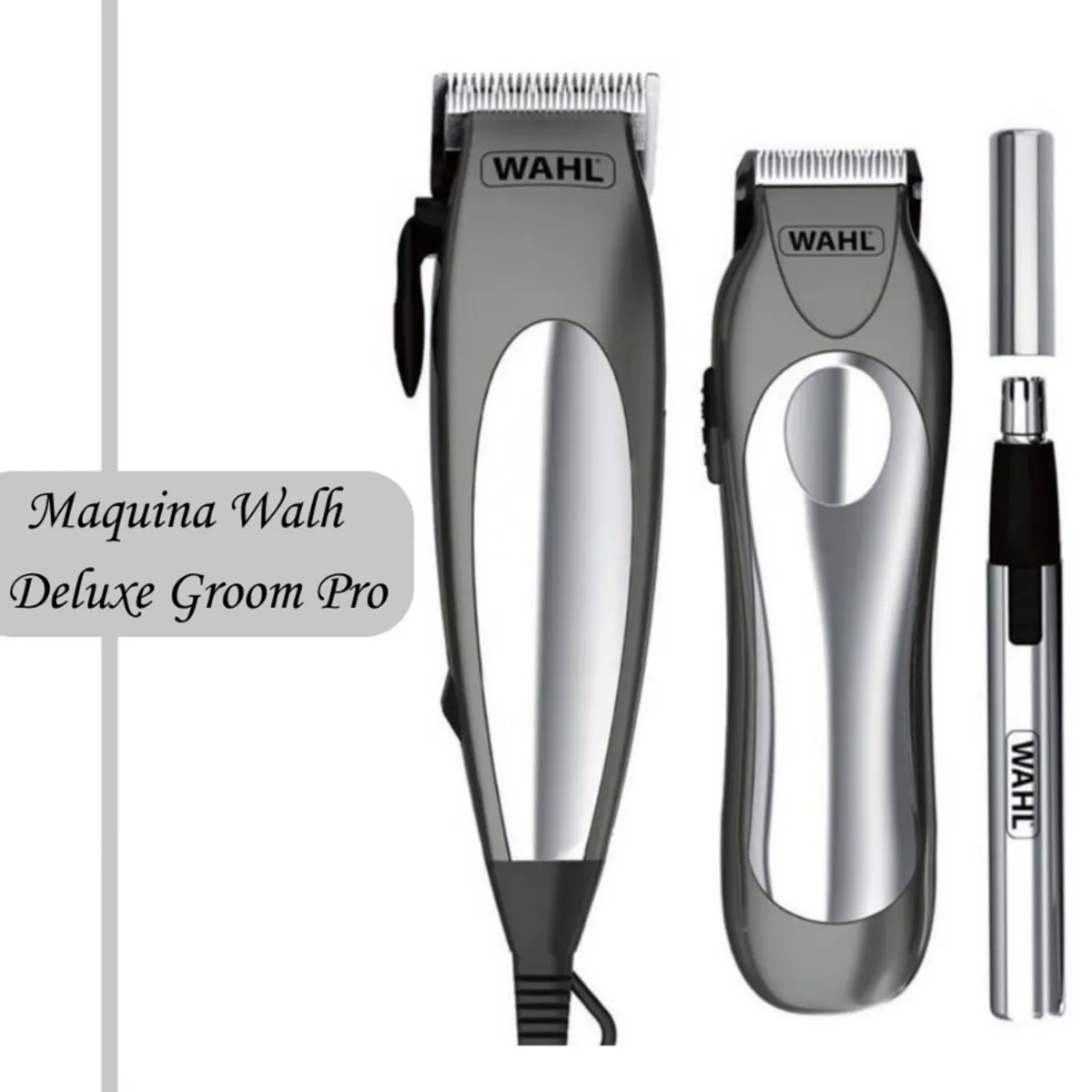 WAHL - Maquina De Cortar Cabello Wahl Deluxe Groom Pro 21 Piezas