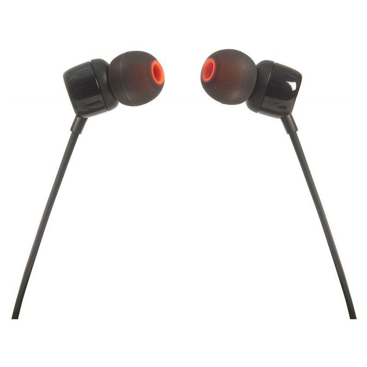 JBL - Audífonos Jbl T110 Negros Extra Bass Con Micrófono