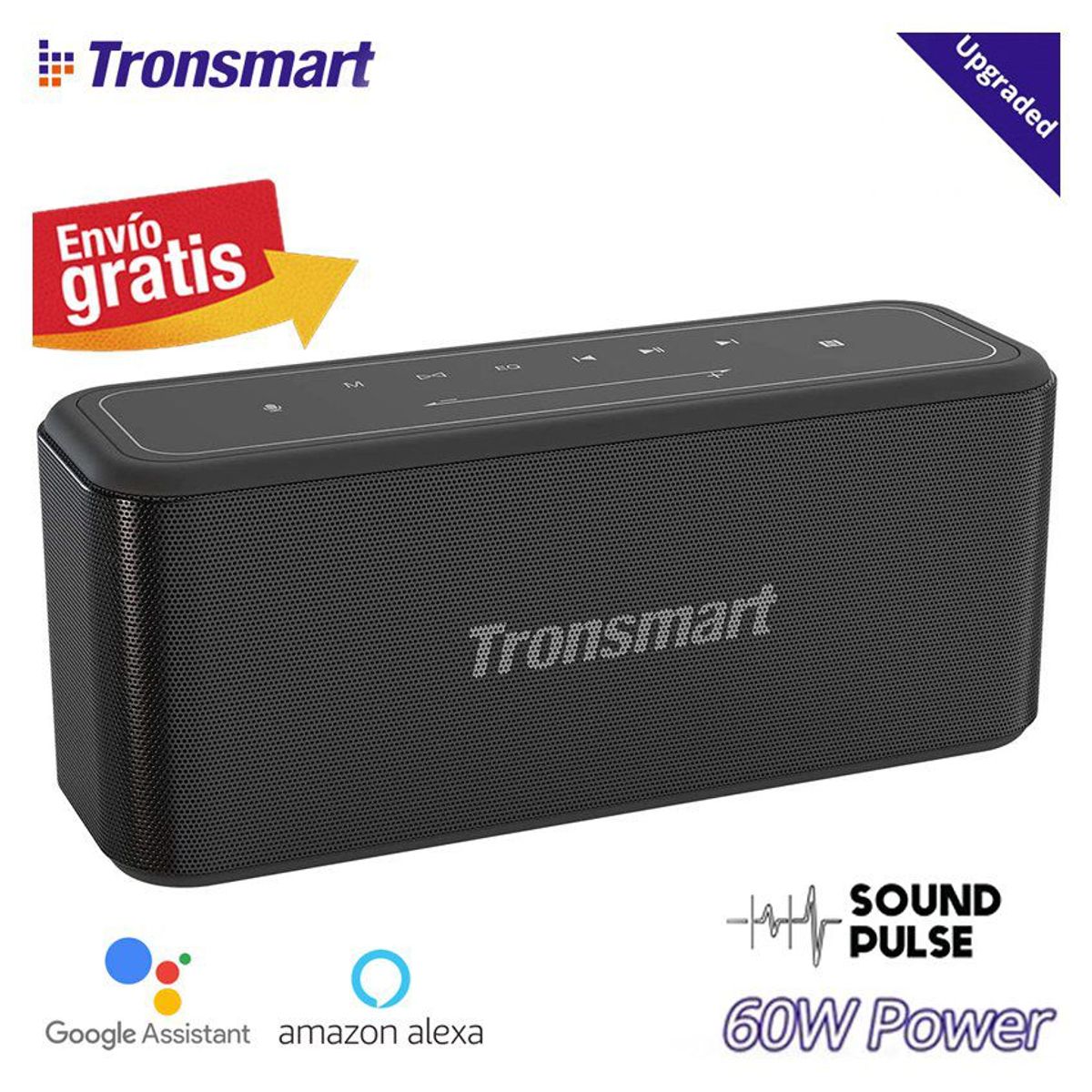 TRONSMART - Tronsmart Mega PRO NFC Parlante Bluetooth 60W Portatil IPX5