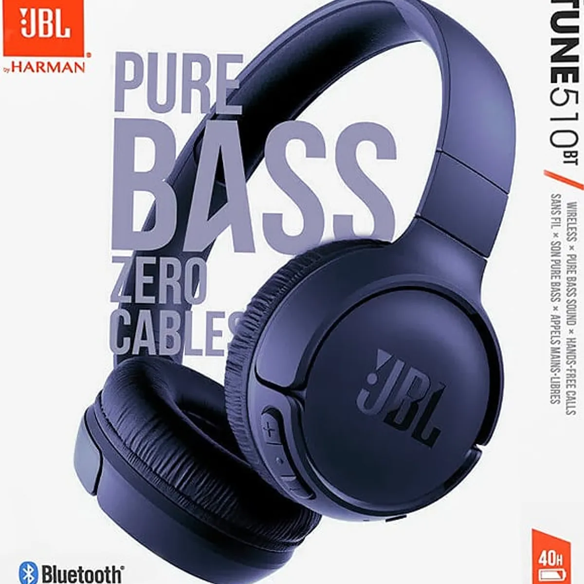 JBL - JBL Audifonos Bluetooth T510BT Wireless Pure Bass