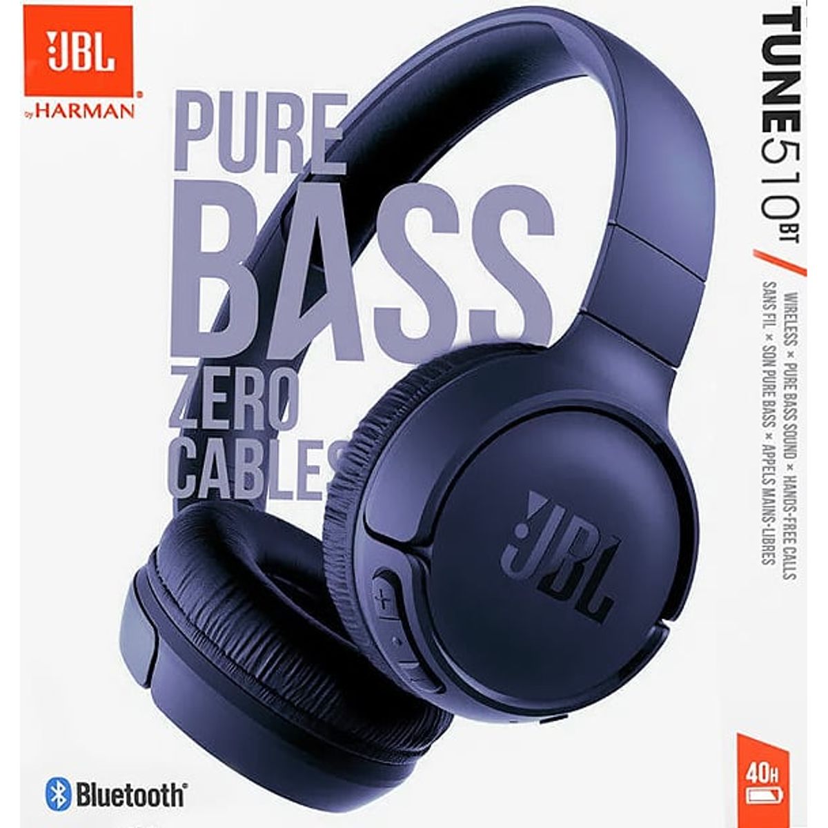 JBL - JBL Audifonos Bluetooth T510BT Wireless Pure Bass
