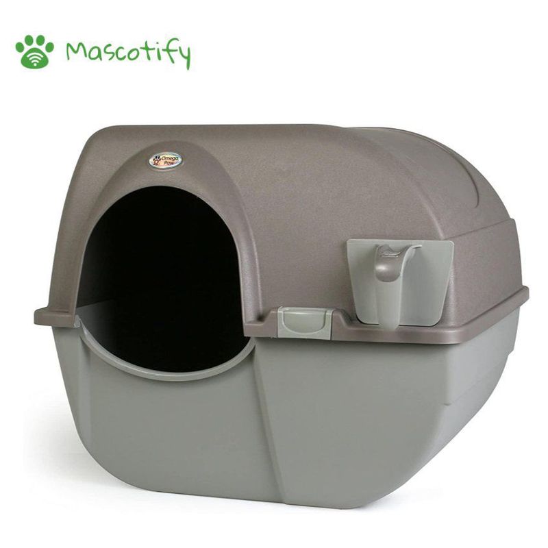 GENERICO - Omega Paw Roll’N Clean Arenero Para Gatos - Tamaño Large