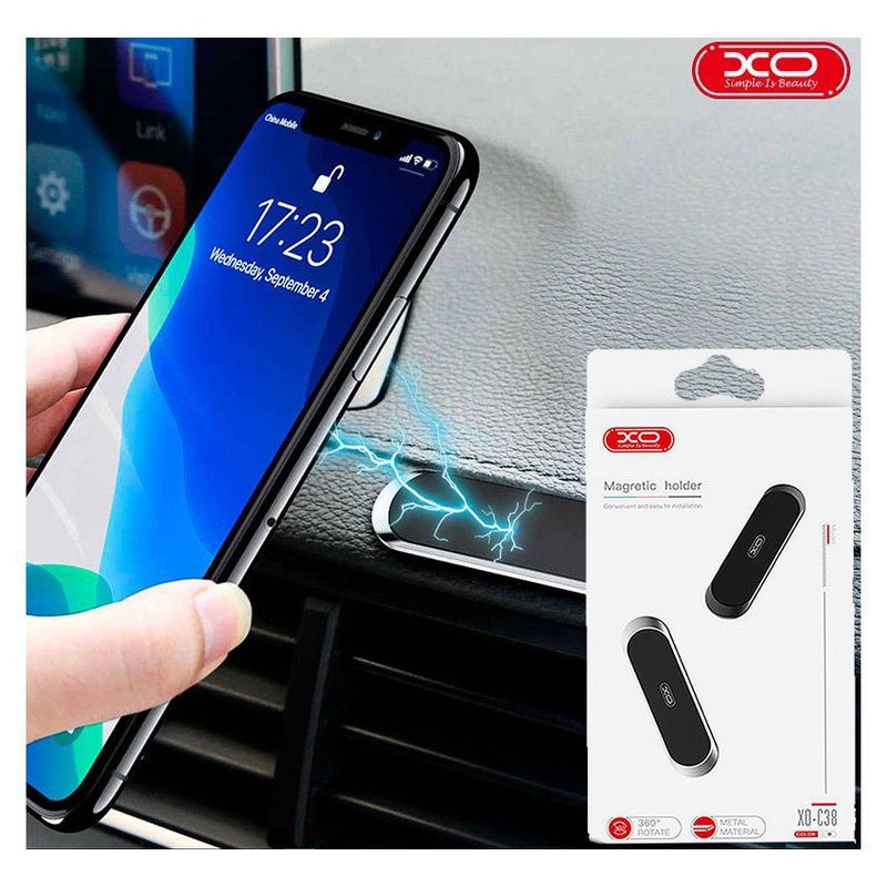 GENERICO - Holder imantado alta calidad metal para auto universal xo-c38