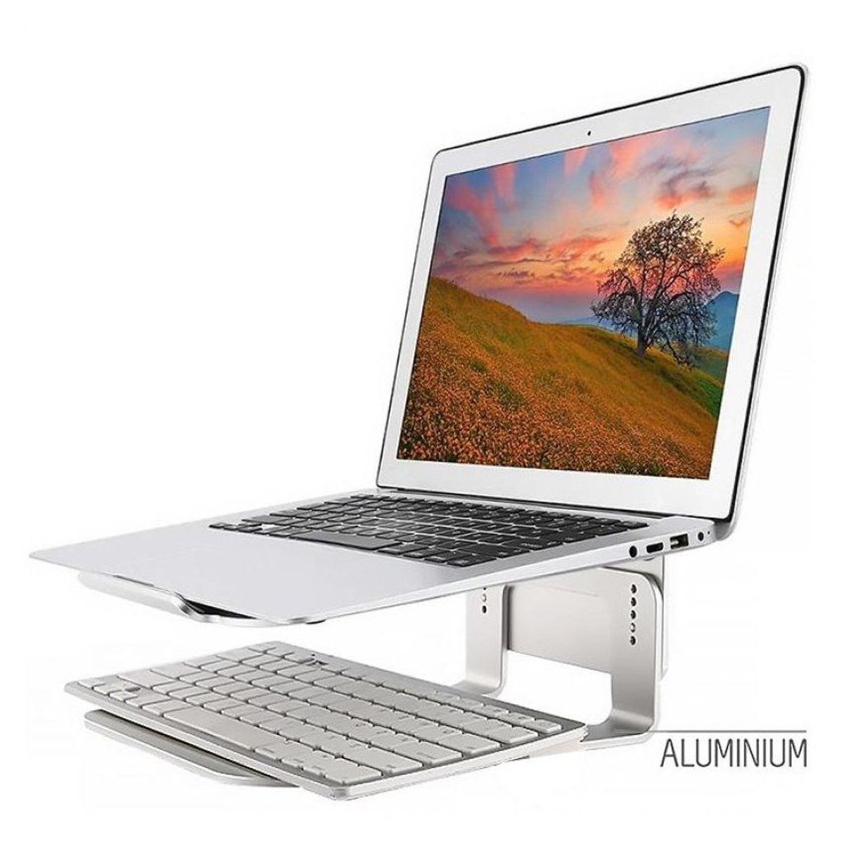 ICE COOL - Soporte laptop stand mesa macbook pro aluminio premium regulable