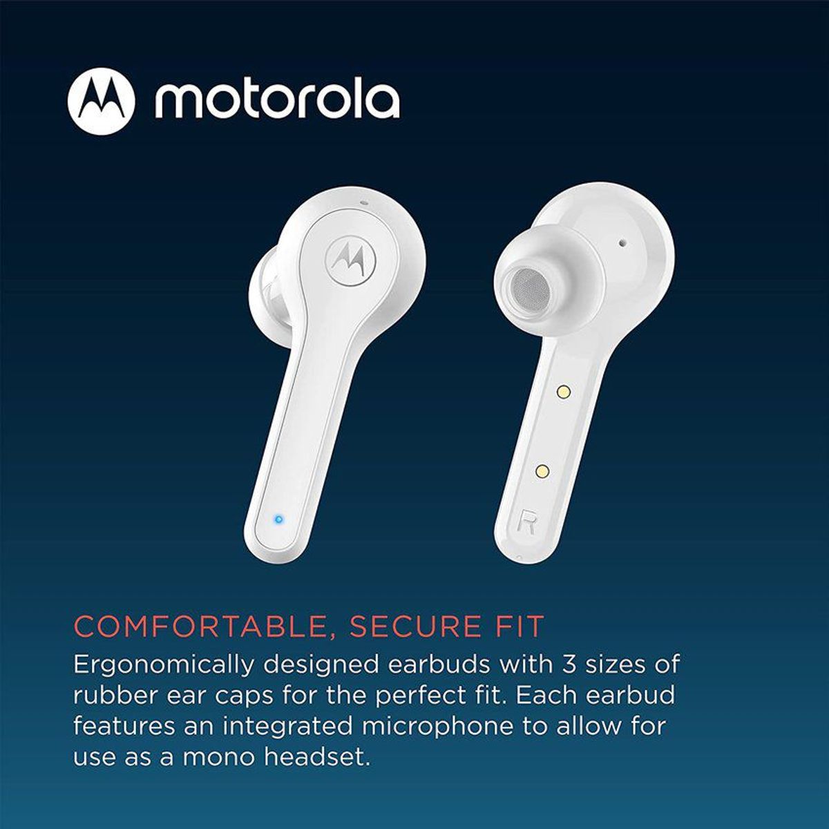 MOTOROLA - Motorola Audifonos Bluetooth 5.1 IPX5 True Wireless Buds 085