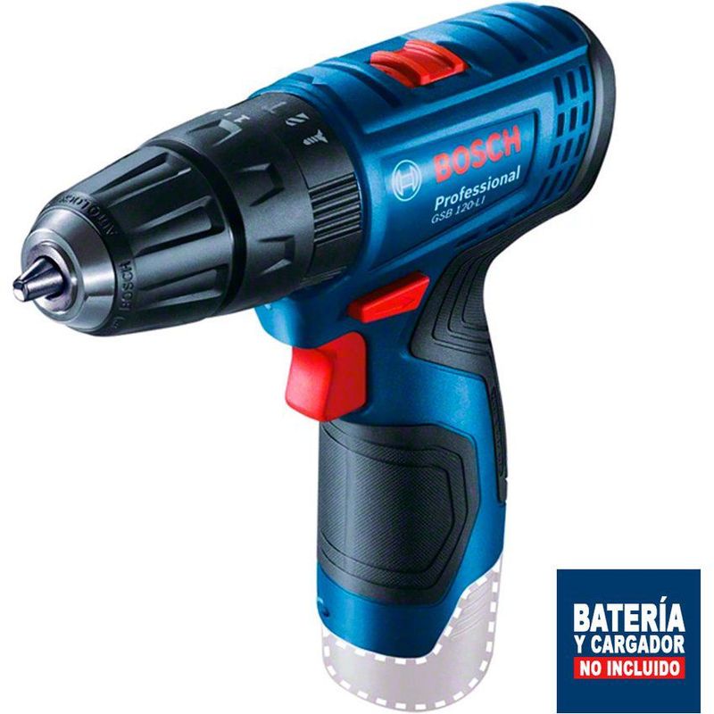 BOSCH - Taladro Percutor Atornillador GSB 120-Li 12V sin batería