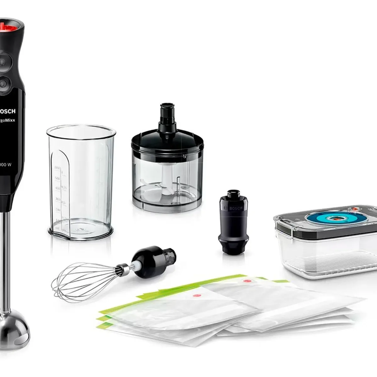 BOSCH - Batidora de inmersión bosch ms6cb61v5 ergomixx 1000w negro