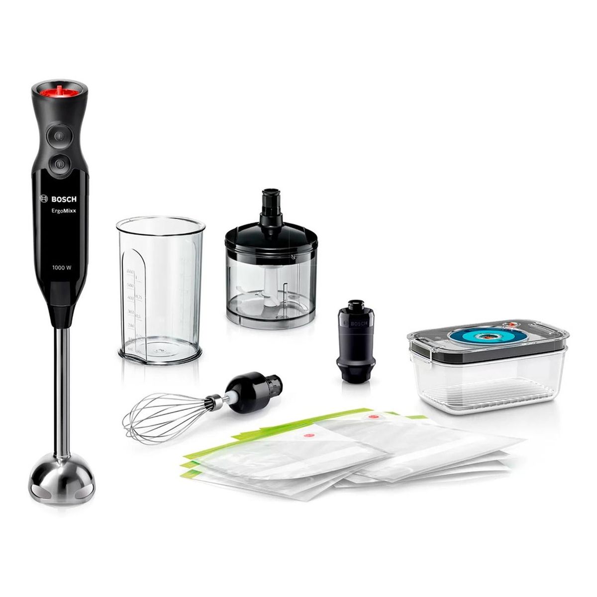 BOSCH - Batidora de inmersión bosch ms6cb61v5 ergomixx 1000w negro