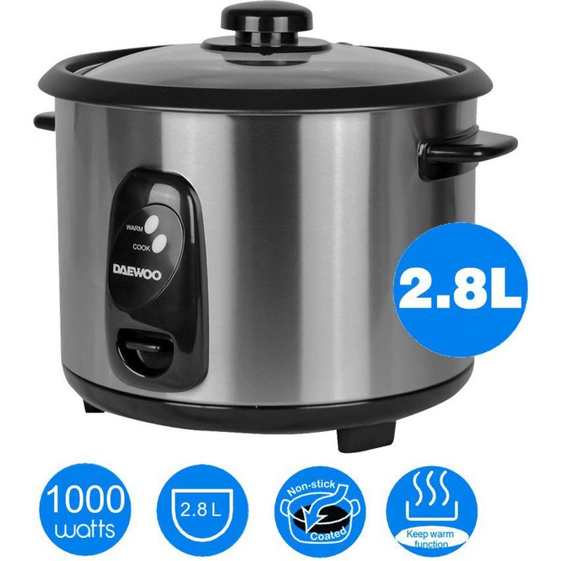 DAEWOO - Olla arrocera inoxidable antiadherente daewoo di-9536 2.8 L