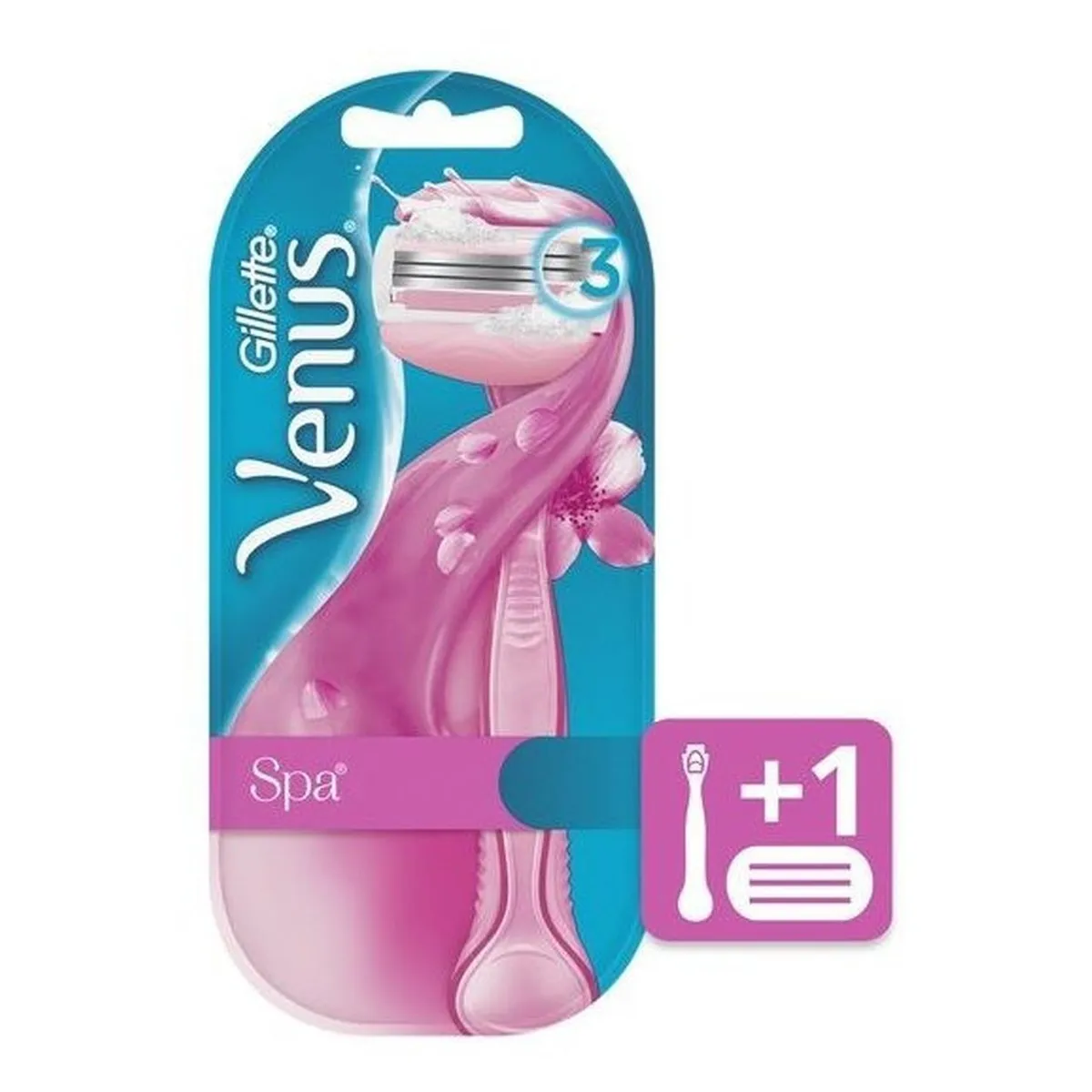 GILLETTE - Gillette venus spa máquina para afeitar recargable 1 unidad