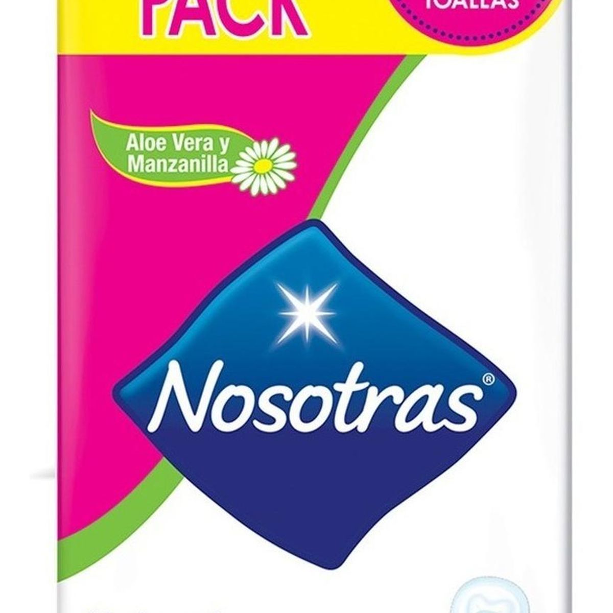 NOSOTRAS - Toallas Higiénicas Nosotras Natural Alas Tela Gel 36un