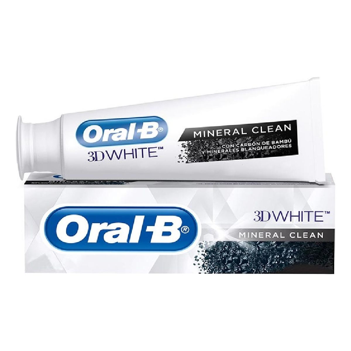 ORAL B - Oral b pasta dental 3d white carbón mineral clean 75ml