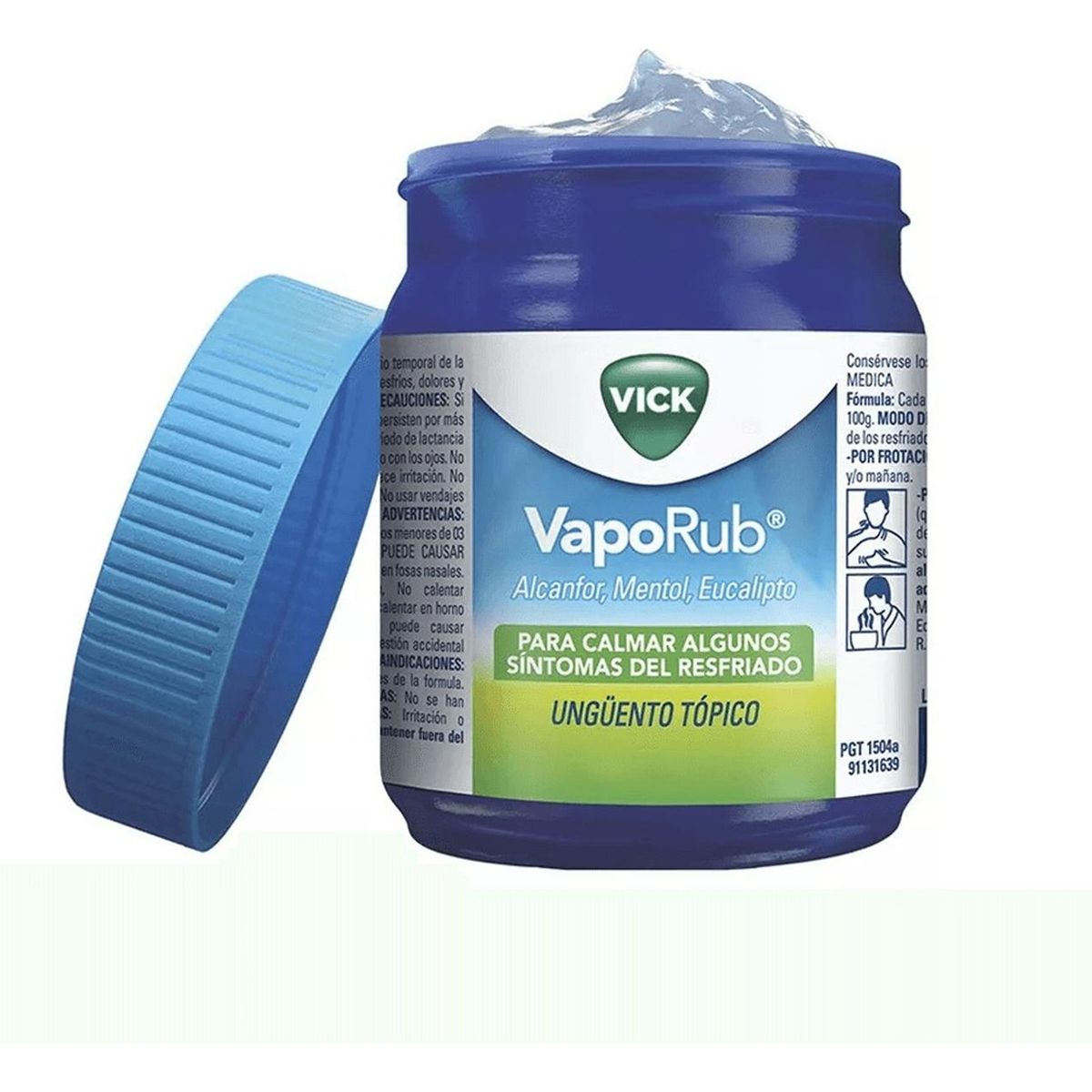 VICK - Vick vaporub ungüento mentol síntomas resfriado 100g