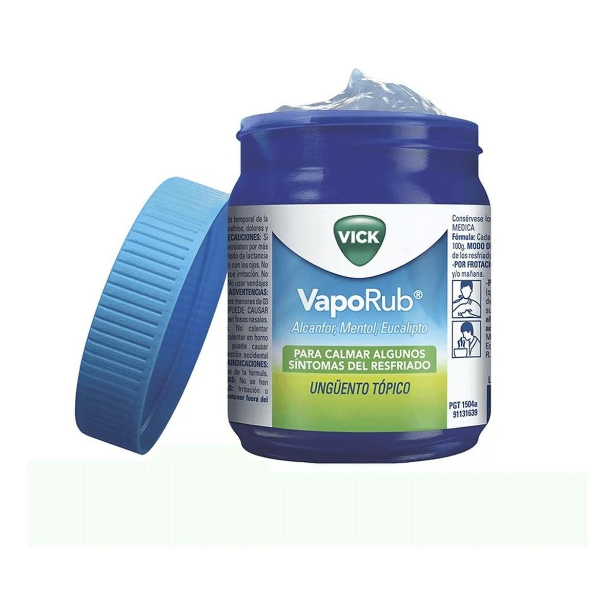 VICK - Vick vaporub ungüento mentol síntomas resfriado 100g