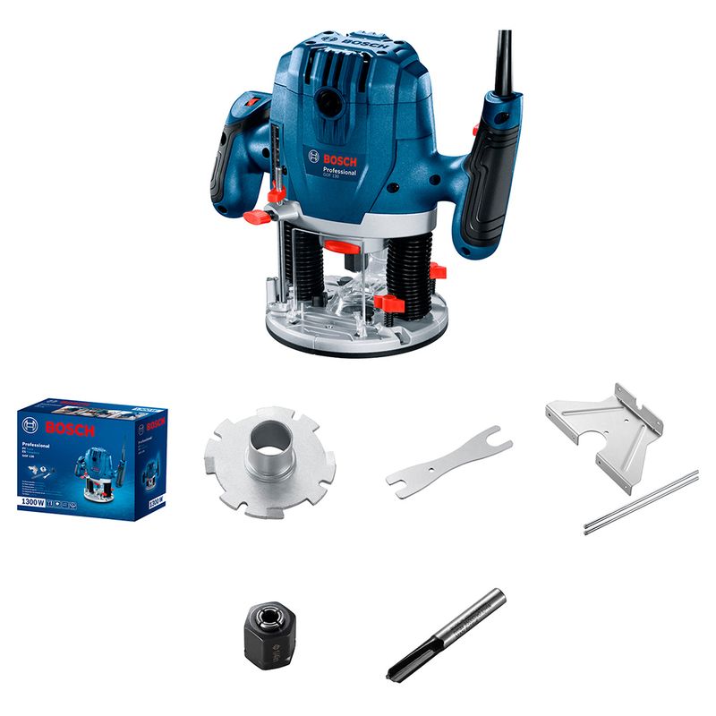 BOSCH - Ruteadora fresadora bosch gof 130 profesional 1300w