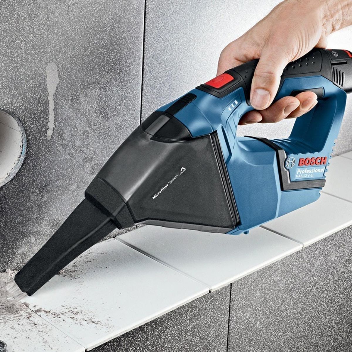 BOSCH - Aspiradora de polvo inalámbrica bosch gas 12v-li