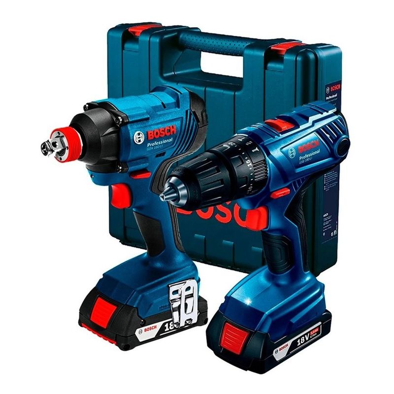 BOSCH - Taladro Percutor + Impacto Bosch GSB 180 + GDX 180