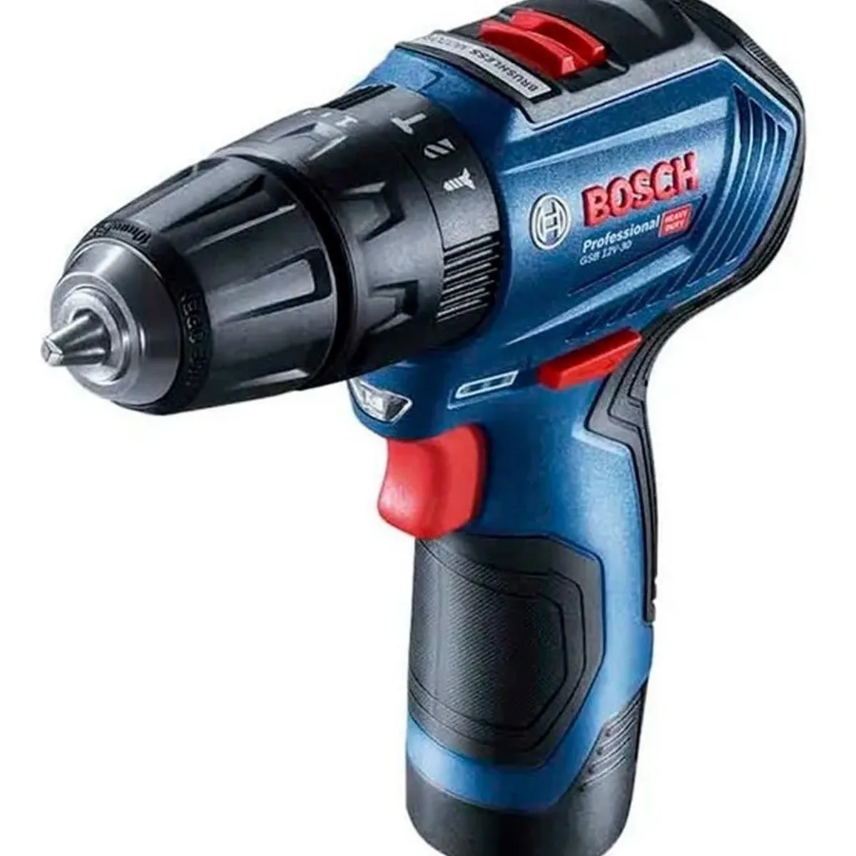 BOSCH - Taladro percutor gsb 12v-30 bosch brushless  maleta