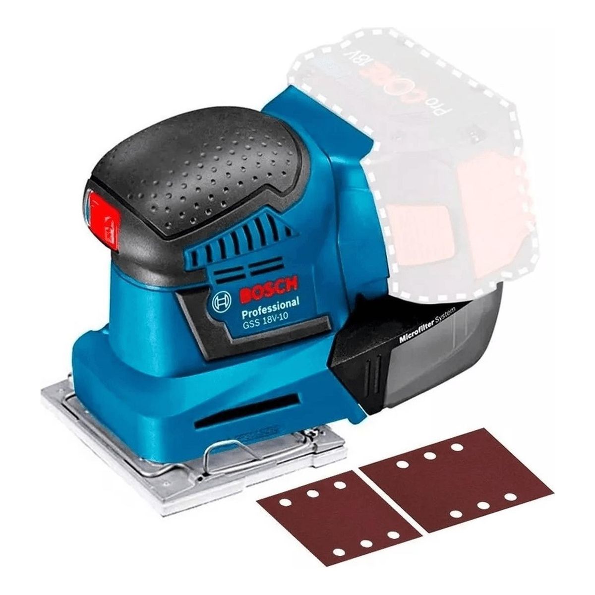 BOSCH - Lijadora inalámbrica bosch gss 18v-10 sin bateria