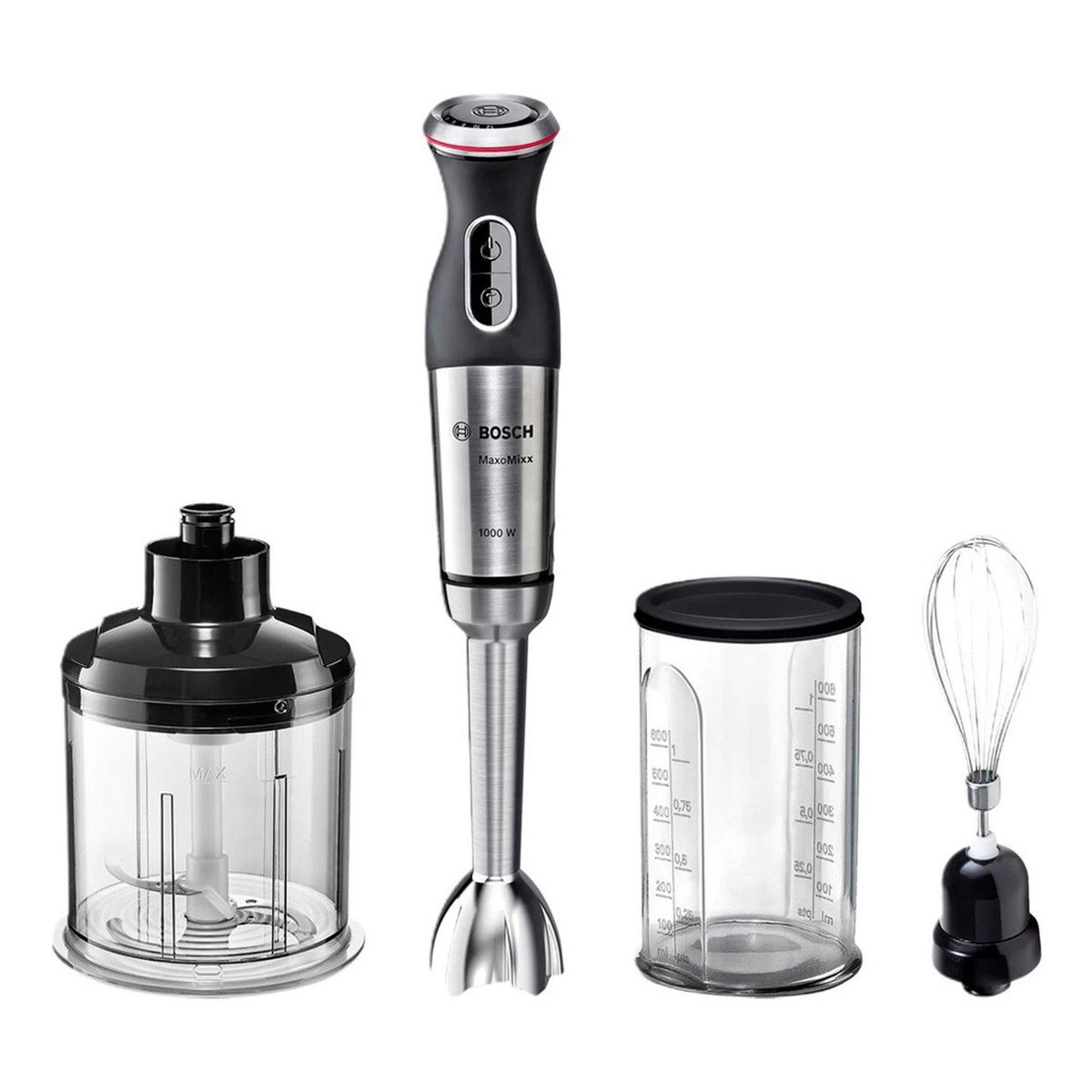 BOSCH - Batidora de inmersión acero bosch ms8cm6160 maxomixx 1000w