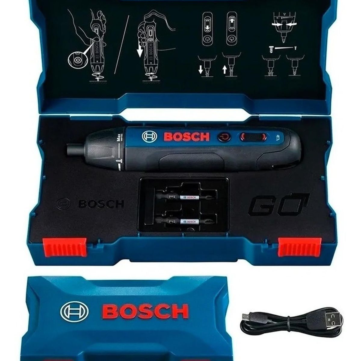 BOSCH - Atornillador bosch go 3,6v nuevo modelo 2.0 !