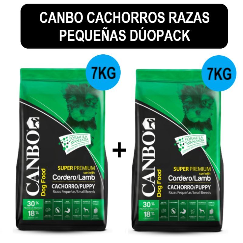 CANBO - Canbo Super Premium Cachorro Razas Pequeñas Dúopack 7 Kg