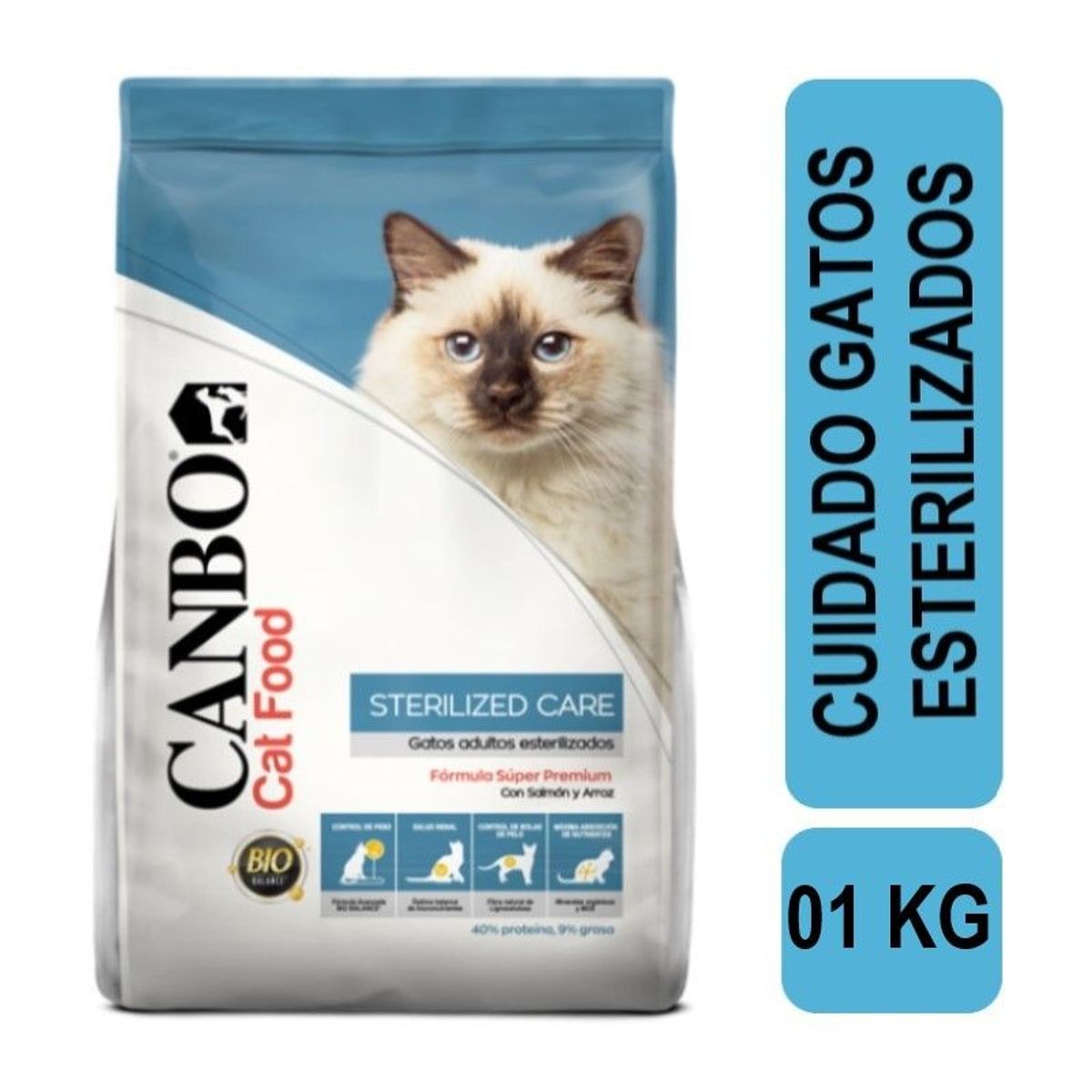 CANBO - Canbo Súper Premium Gatos Cuidado para Esterilizados 1 Kg