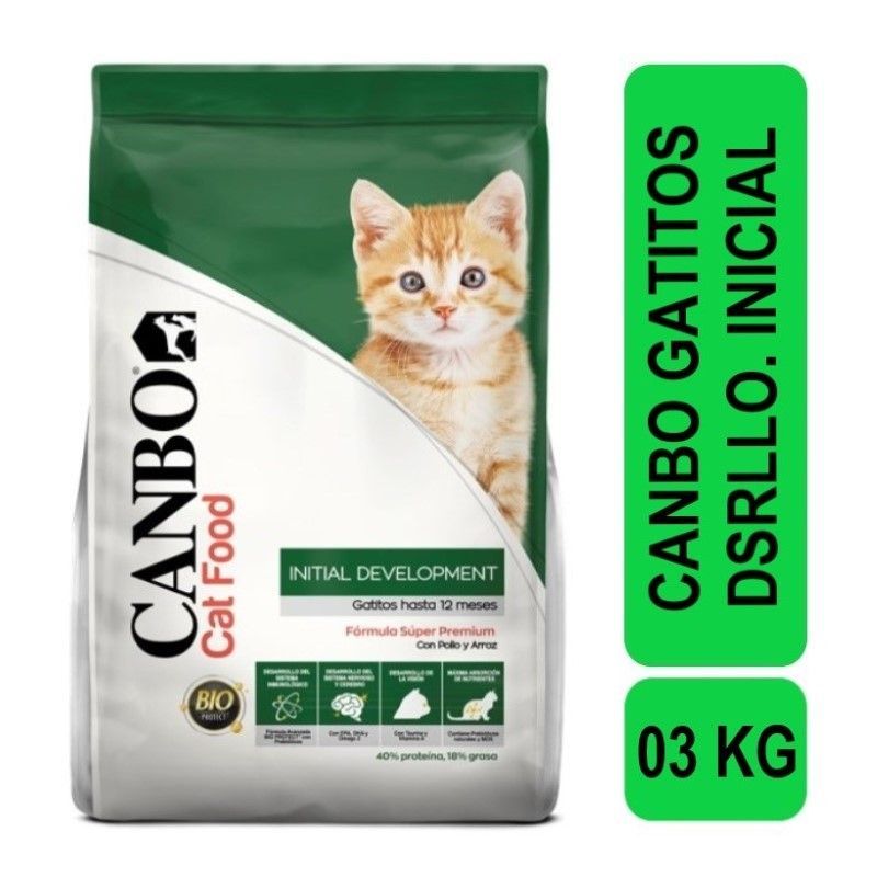 CANBO - Canbo Gatos Cachorros Desarrollo Inicial 3 Kg