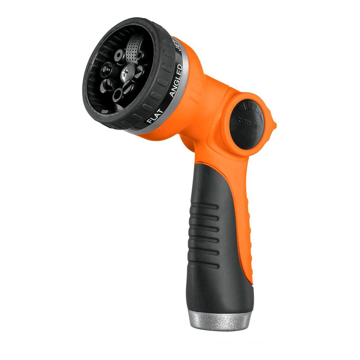 TRUPER - Pistola plástica para riego 8 funciones truper 17479