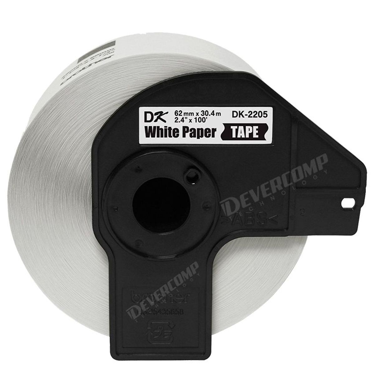 BROTHER - Cinta Brother DK-2205 (62 mm x 30,4 m) para etiquetadora brother