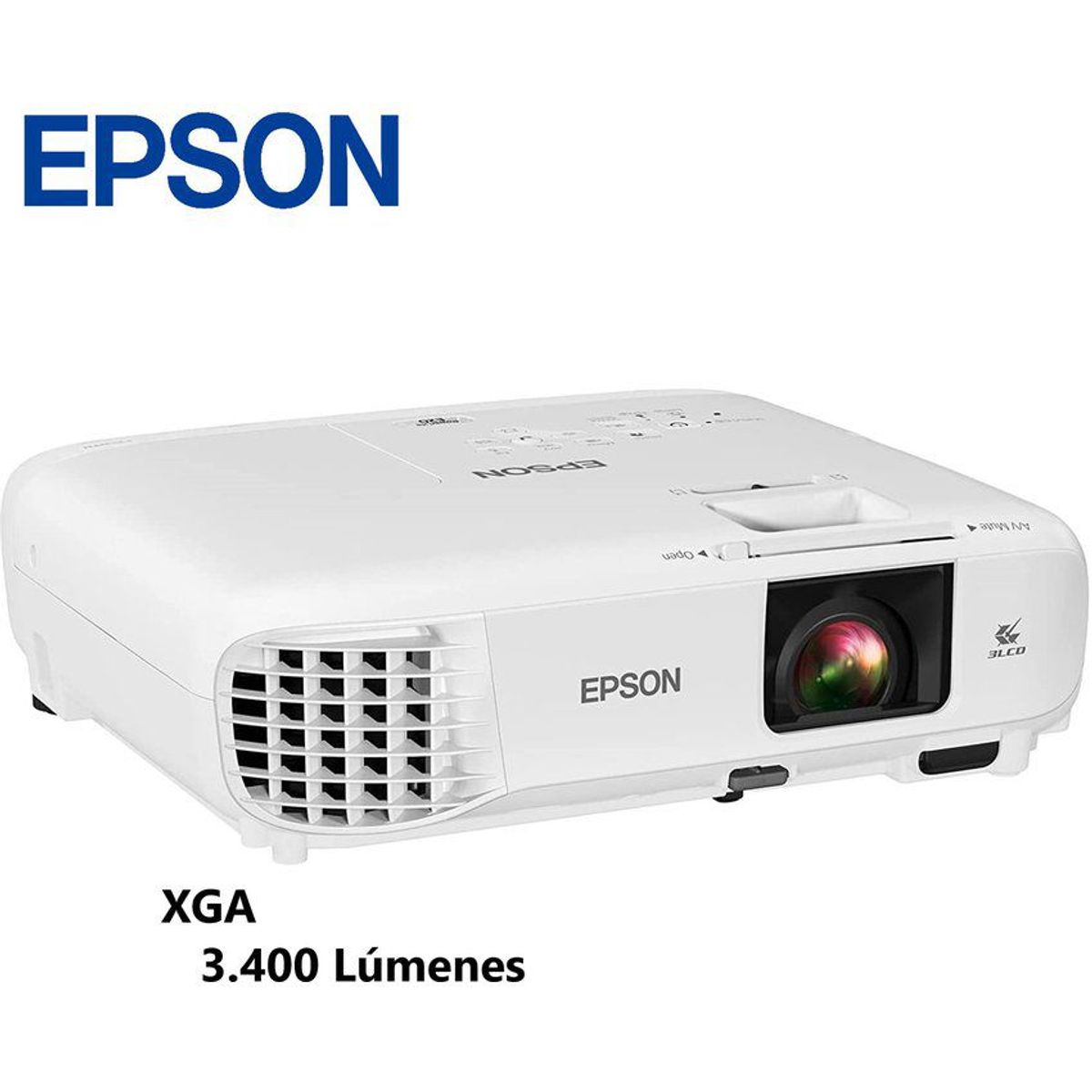 EPSON - Proyector Epson Powerlite E20, 3400 lúmenes, 1024x768, xga