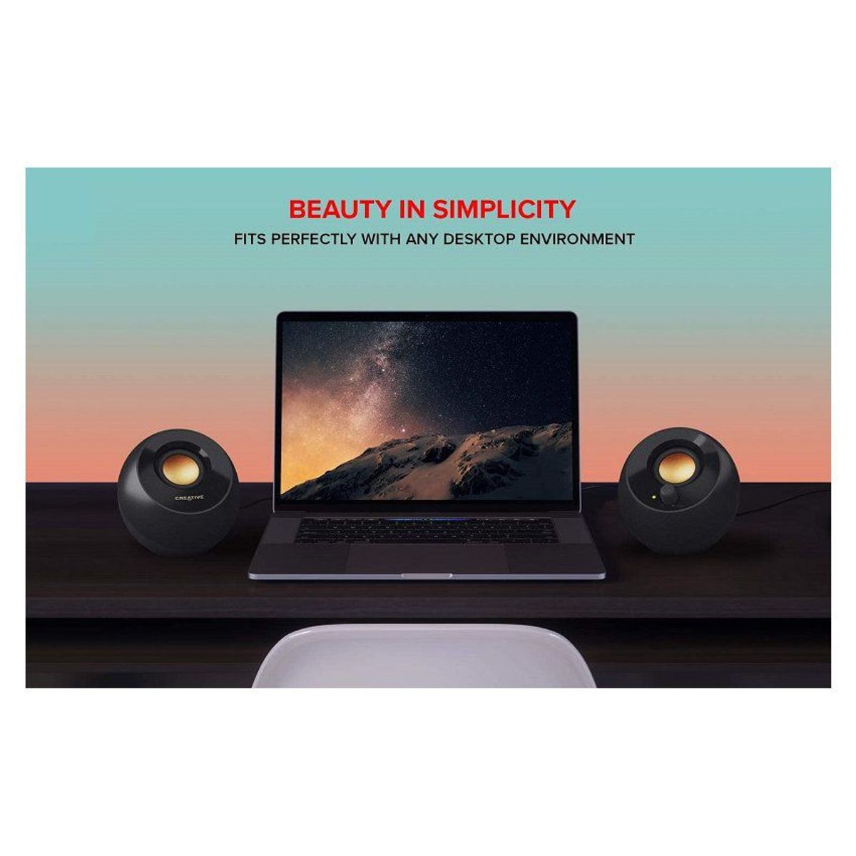 GENERICO - Parlante creative pebble plus 2.1 usb black