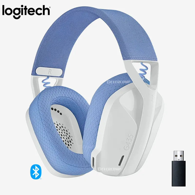 LOGITECH - Audifono Gamer Logitech G435 Lightspeed Bluetooth White