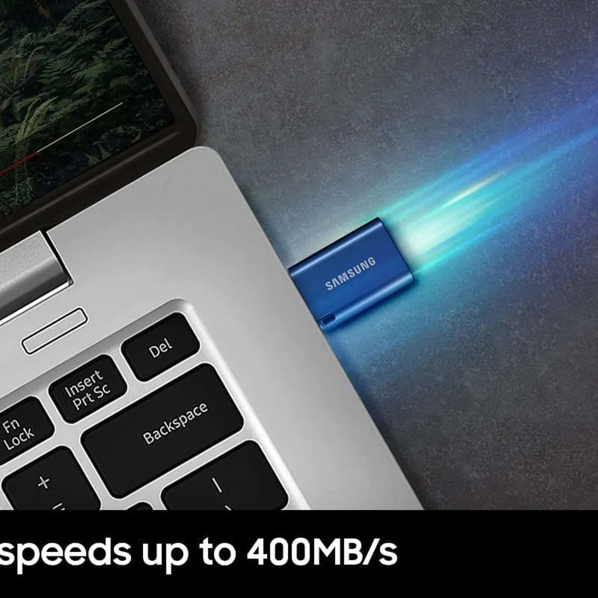 SAMSUNG - Samsung Memoria USB Type-C 400mbs 256GB Metal Impermeable