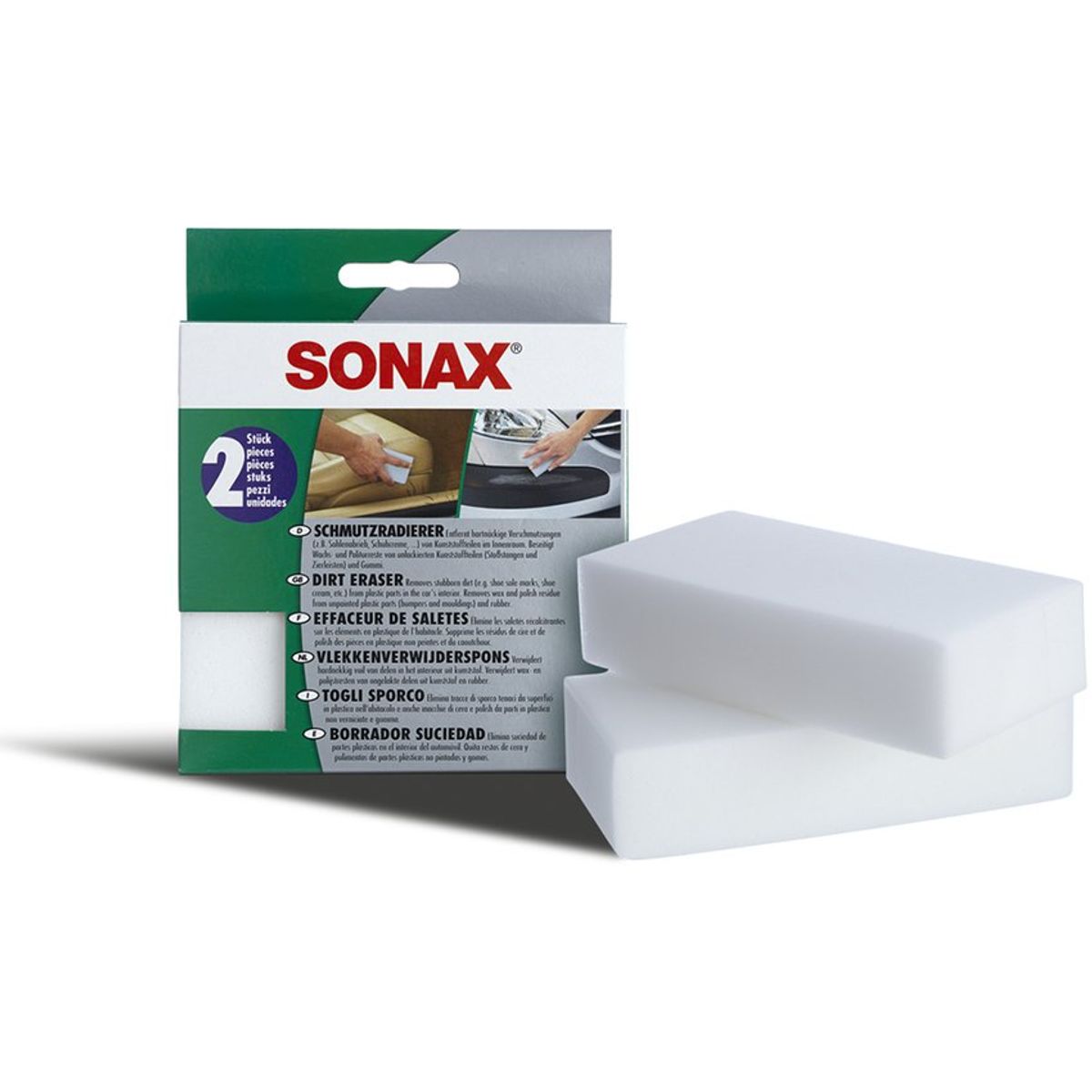 SONAX - ESPONJA LIMPIA PLASTICO SONAX