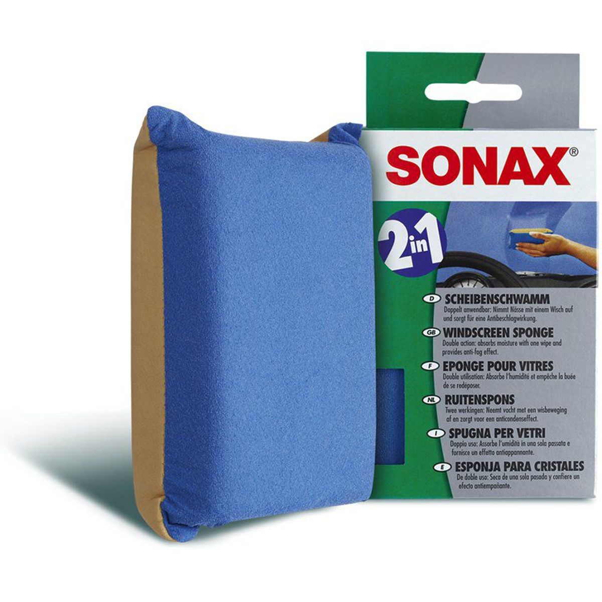 SONAX - Esponja de lavado vidrios sonax
